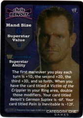 Chris Benoit Superstar Card (Throwback) (SS3)